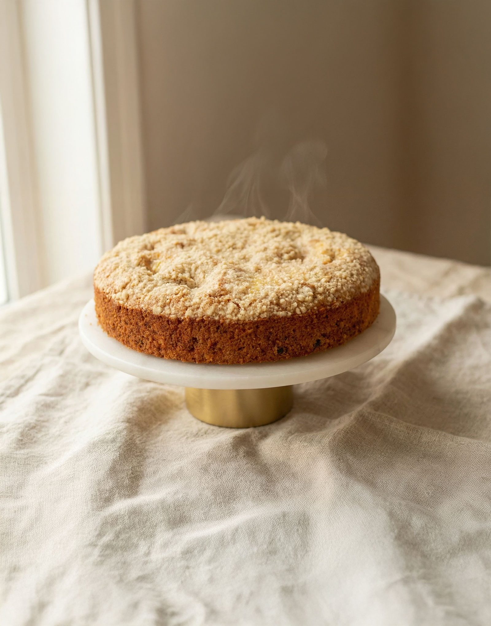 Havuçlu Tarçınlı Crumble Kek