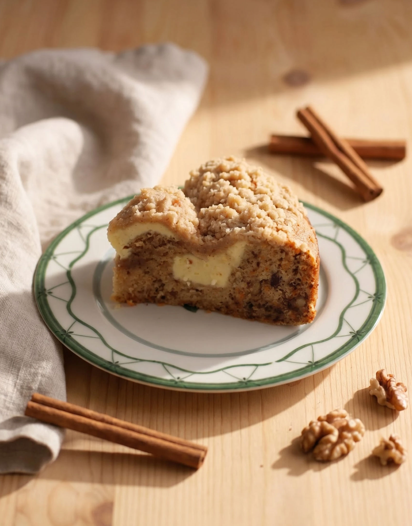 Havuçlu Tarçınlı Crumble Kek - Görsel 3