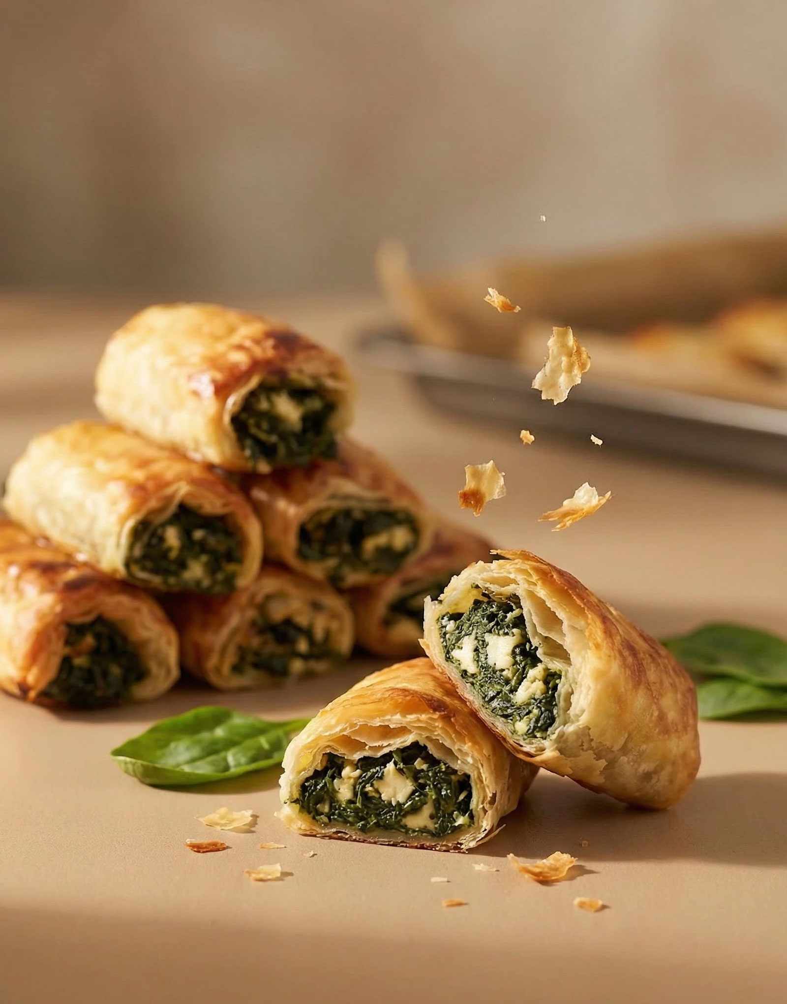Ispanaklı Peynirli Börek - Görsel 2